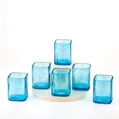 Giftalk Pack Of 6 Bombay Sapphire Glasses Set Of 6 Drinking Juice ...