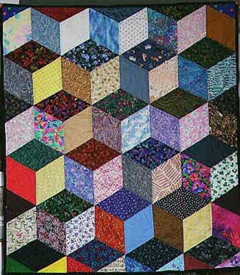 Stacking Blocks Quilt Pattern - QuiltBlockPatterns.net