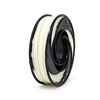 Gizmo Dorks Acetal Delrin Filament for 3D Printers 1.75mm 200g, White ...