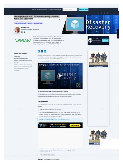Azure Disaster Recovery Plan 的图像结果