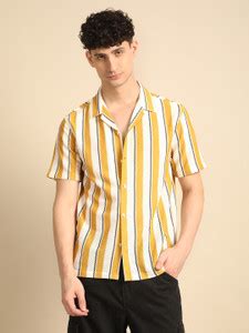 Cuban Collar Shirts - Buy Cuban Collar Shirts online at Best Prices in ...