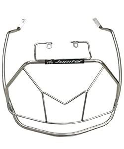 OMISHA TVS Jupiter Steel Set, 61.8x46x12cm (Silver) : Amazon.in: Car ...