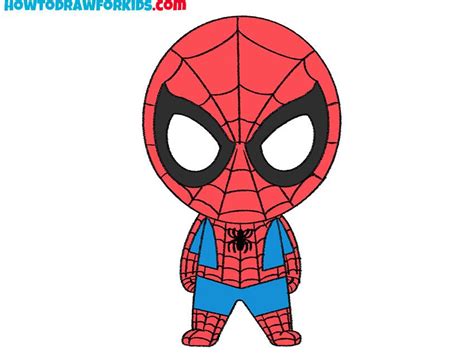 spiderman drawing simple
