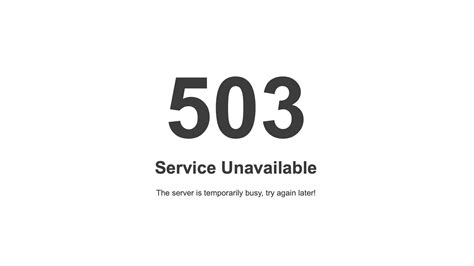 Error 503 Service Unavailable: The Ultimate Troubleshooting Guide