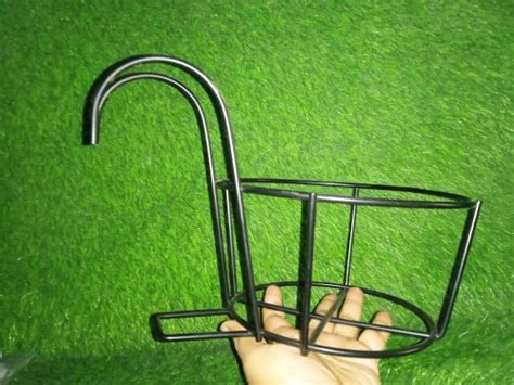 Hanging Flower Pot Holder Railing Potted Plant Stand