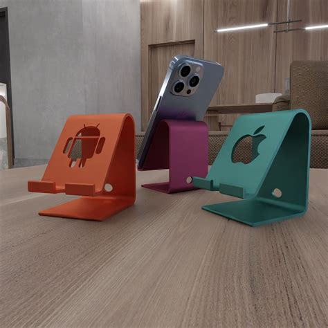 Phone Holder or Stand for Accessories With 3D Stl Files, 3D Printed Decor, Apple, Android 3D ...