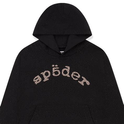 VVS BLACK HOODIE | KING SPIDER | SP5DER