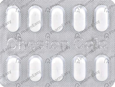 Cheston Cold New Formula Strip Of 10 Tablets: Uses, Side Effects, Price ...