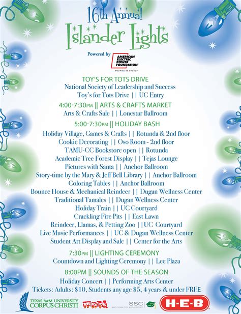 Event Information and Map | Islander Lights | Student Activities ...