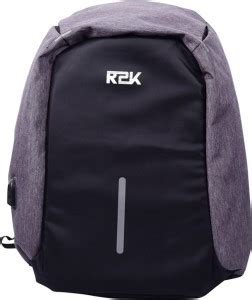 R2K 19 inch Expandable Laptop Backpack Grey - Price in India | Flipkart.com