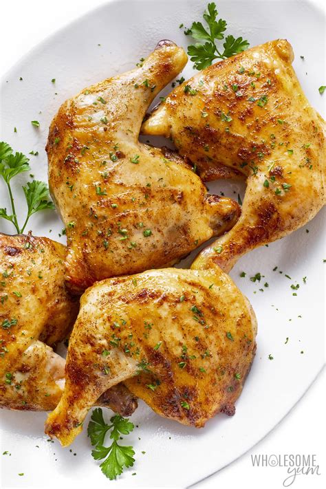 Baked Chicken Leg Quarters (Crispy, Juicy, Easy) - Wholesome Yum