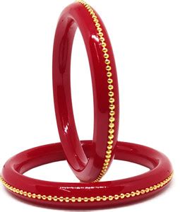 TANVI J Plastic Gold-plated Shakha Pola Price in India - Buy TANVI J ...