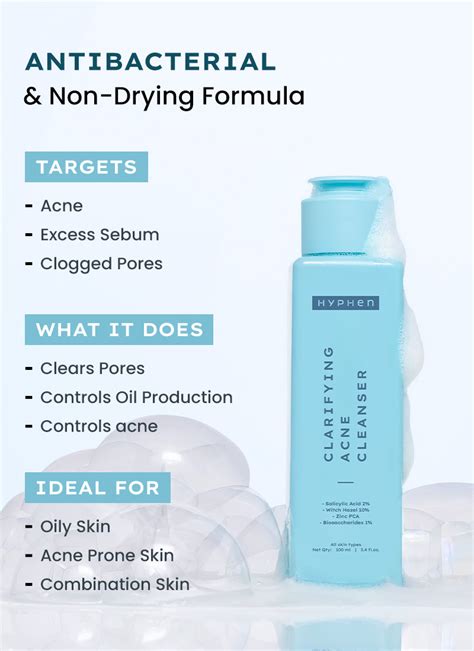 Clarifying Acne Cleanser with 2% Salicylic Acid - 100 ml – HYPHEN