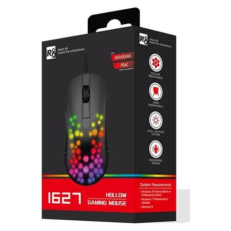 R8 1627 RGB Gaming Mouse | Anas-IQ