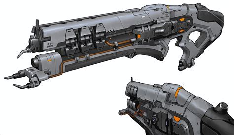 Sci Fi Weapons Fantasy Weapons Game Concept Art Weapon Concept ...