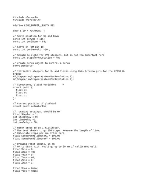 Image result for Arduino Cnc Code