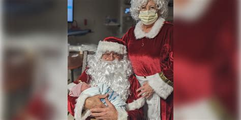 Santa & Mrs. Claus vist staff, patients at St. Joseph Health
