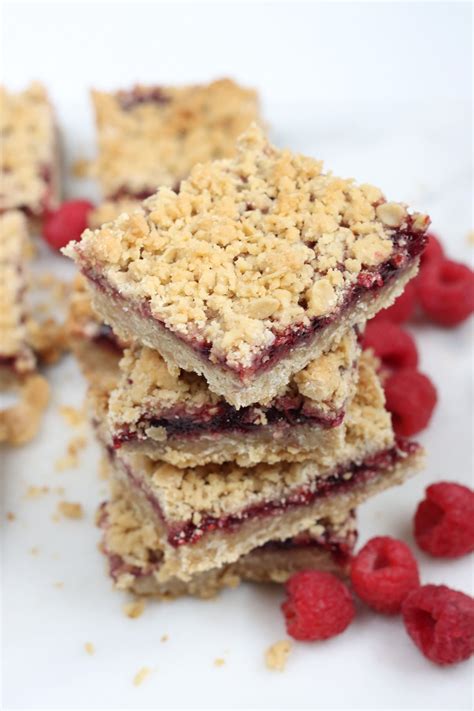 Raspberry Oatmeal Bars (Simple to make!) | A Farmgirl's Kitchen