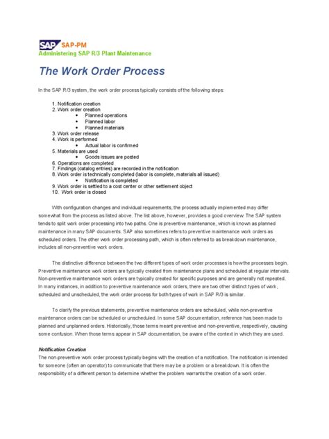 SAP Creating Works Order 的图像结果