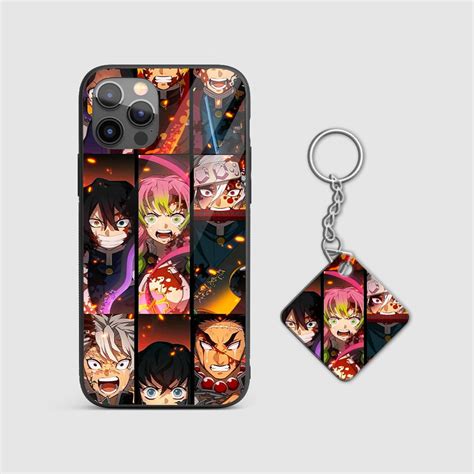 Demon Slayer Collage Silicone Armored Phone Case - Ultimate Protection