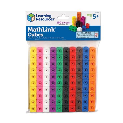 Buy Learning Resources MathLink Cubes (Set of 100) Linking/ Counting ...