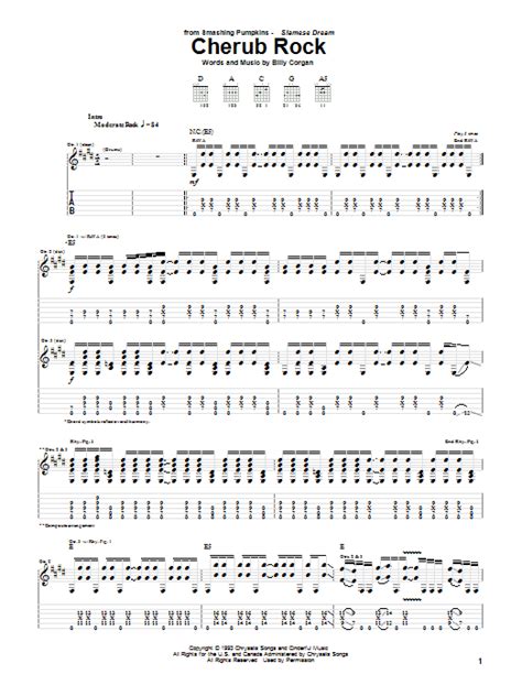 Rezultat imagine pentru Cherub Rock Guitar Tutorial