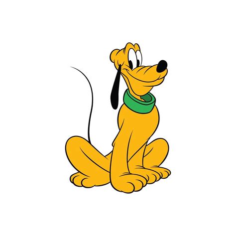 Pluto disney Sitting Dog Pluto Walt Disney Digital Download | Etsy