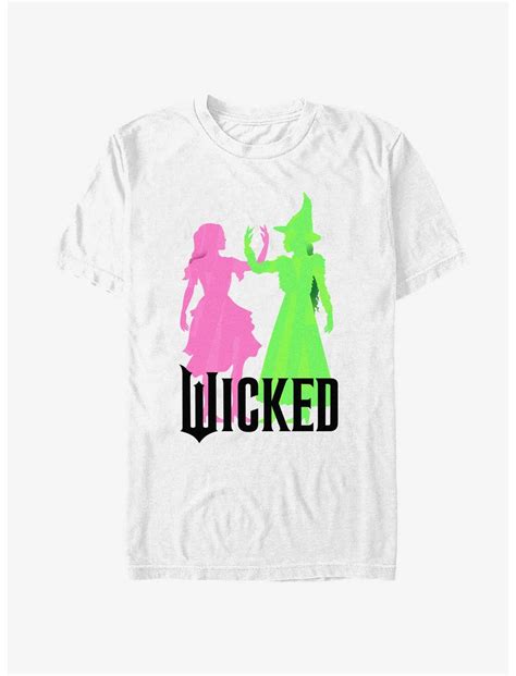 Wicked Glinda & Elphaba Witches Together Big & Tall T-Shirt - WHITE ...