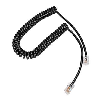 Ubervia® Speaker Mic Cable, Stable Communication Portable ABS Speaker ...