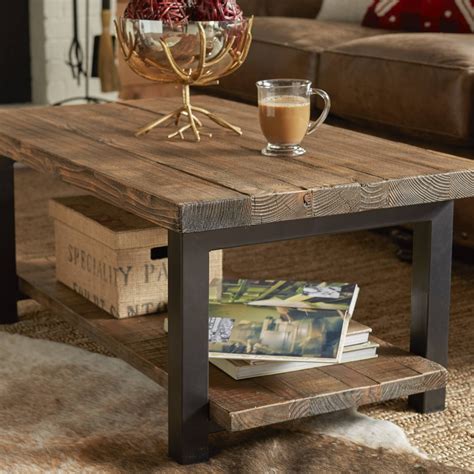 Diy metal and wood coffee table | uyull