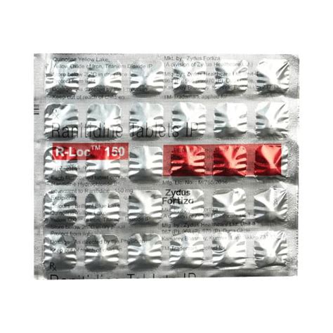 R Loc 150 MG Tablet (15): Uses, Side Effects, Price & Dosage | PharmEasy