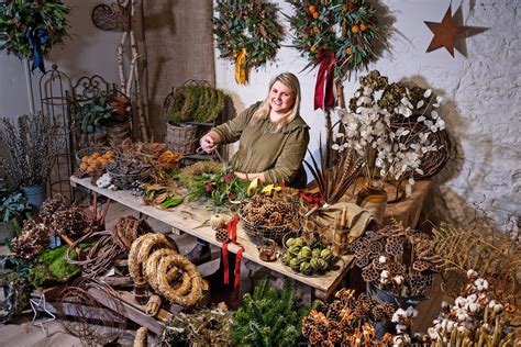 The Christmas wreath-maker: 'They sell quicker than we can make them ...