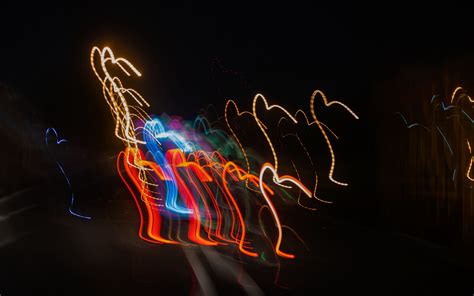 Download wallpaper 3840x2400 light, blur, long exposure, lights ...