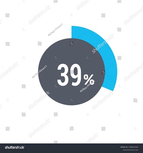 Circle Percentage Diagrams 39 Icon Vector Stock Vector (Royalty Free ...