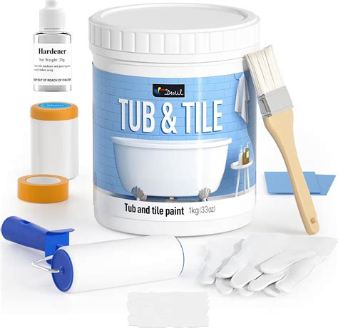 Amazon.com: DWIL Tub Paint, Tub and Tile Refinishing Kit 33oz with ...