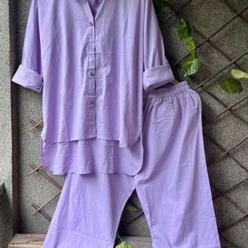 Lavender Mulmul Cotton Co-ord Set Manufacturer, Supplier from Ujjain