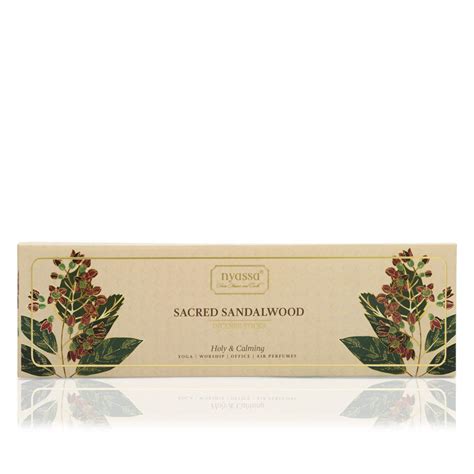 Nyassa Sacred Sandalwood Incense- Premium, Hand Dipped, Hand Rolled ...