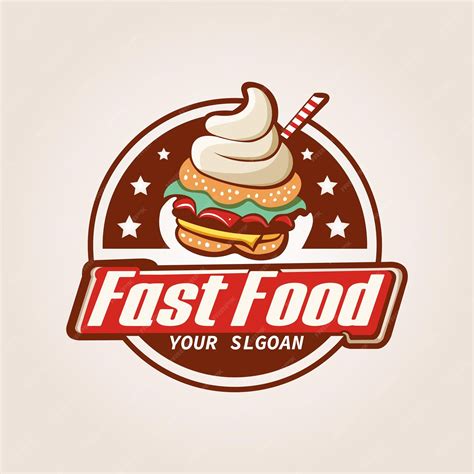 A logo for fast food your banner. | Premium Vector
