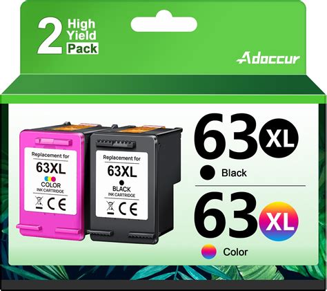 Amazon.com: HP 63 Black/Tri-color Ink Cartridge (2-pack) | Works with ...
