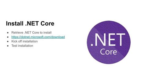 Net Core Installation 的图像结果