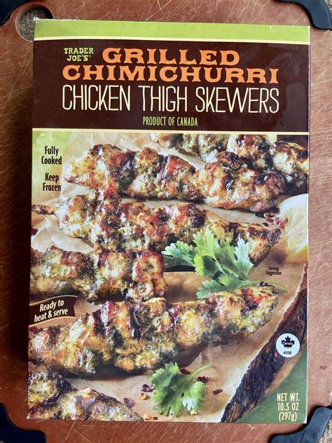 Trader Joe's Grilled Chimichurri Chicken Thigh Skewers Review - Club ...