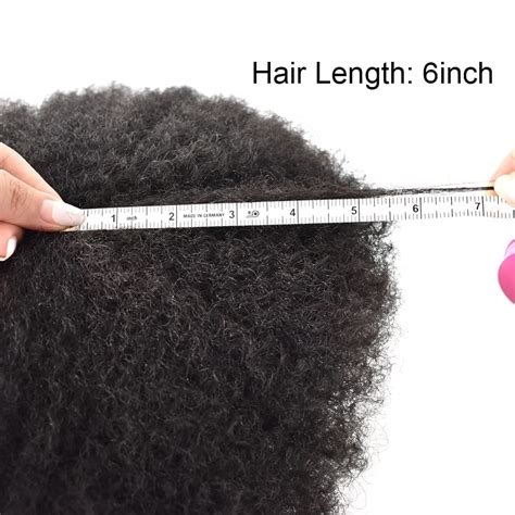 Buy CURVE HAIR Afro Toupee For Black Men Brazilian Remy Human Hair Full ...