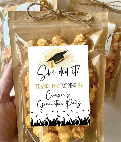 She Did It Graduation Party Favors Grad Gift Class of Graduation Dinner ...