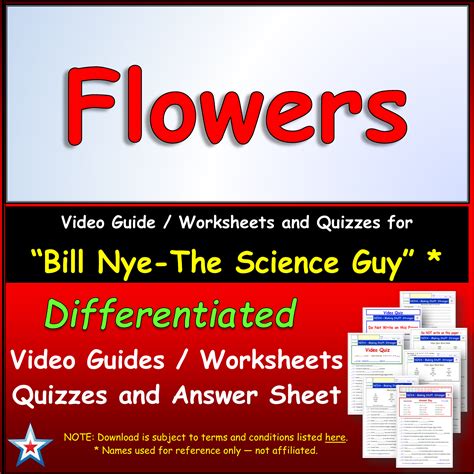 Bill Nye Plants Worksheet – Owhentheyanks.com