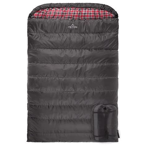 Buy TETON Sports Mammoth +20F Queen Size Sleeping Bag; Double Sleeping ...