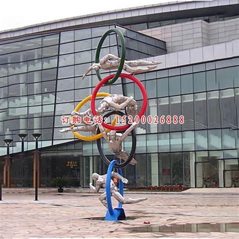不锈钢奥运运动人物雕塑 - 卓景雕塑公司