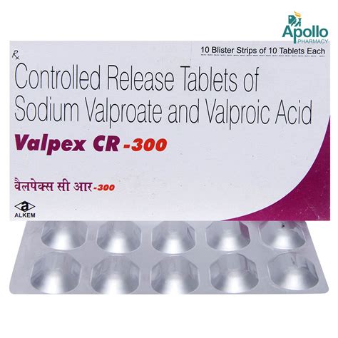 VALPEX CR 300MG TABLET Price, Uses, Side Effects, Composition - Apollo ...