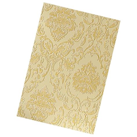 Luxury Style Wallpaper for Background Living Room Yellow : Amazon.in ...