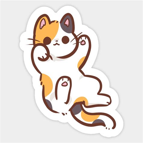 Calico cat by waifumachines | Cute stickers, Kawaii stickers, Cat stickers