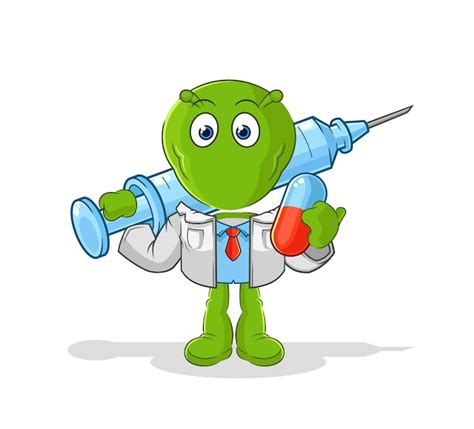 Image result for Alien Doctor Cartoon